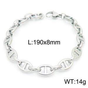 Stainless Steel Bracelet(Men) - KB160606-Z