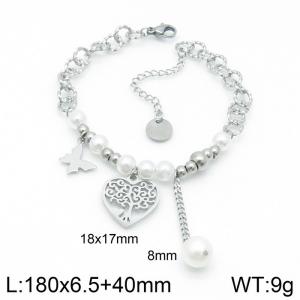 Stainless Steel Bracelet(women) - KB160993-DL