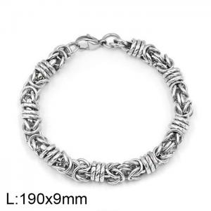 Stainless Steel Bracelet(Men) - KB161116-WGSJ
