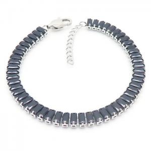 Stainless Steel Stone Bracelet - KB161156-HR
