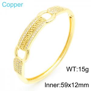 Copper Bangle - KB161295-TJG