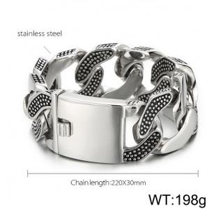 Stainless Steel Bracelet(Men) - KB161743-KJX