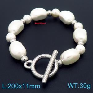 Shell Pearl Bracelets - KB161938-Z