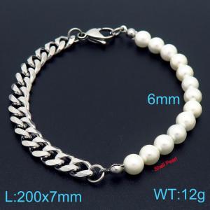 Stainless Steel Special Bracelet - KB161958-Z