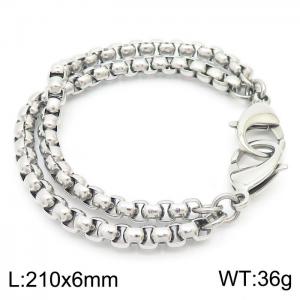 Stainless Steel Bracelet(Men) - KB162571-Z
