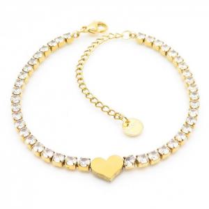 Stainless Steel Stone Bracelet - KB162574-JW