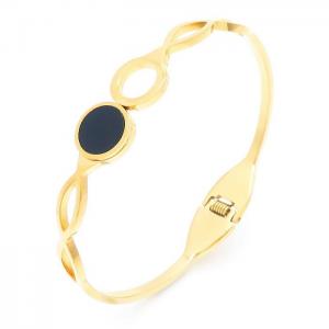Stainless Steel Gold-plating Bangle - KB162821-WJ