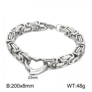 Imperial Chain Heart shaped Women's Bracelet - KB163413-Z