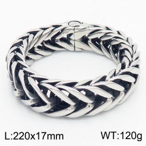 Stainless Steel Bracelet(Men) - KB163666-JX