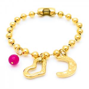 Stainless Steel Gold-plating Bracelet - KB164265-NJ