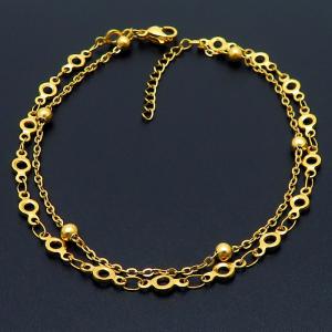Stainless Steel Gold-plating Bracelet - KB164315-AL