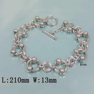 Stainless steel bead bracelet - KB16552-Z
