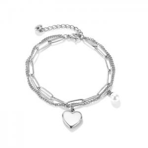 Stainless Steel Bracelet(women) - KB165524-WGTY