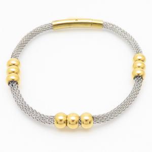 Stainless Steel Gold-plating Bracelet - KB166731-QY