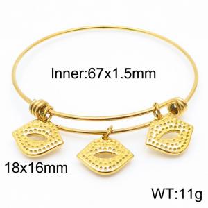 Stainless Steel Special Bracelets Women Gold Color - KB166910-Z