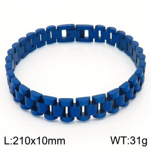 Blue Classic Foreign Trade Stainless Steel Adjustable Strap Watch Bracelet - KB167049-K