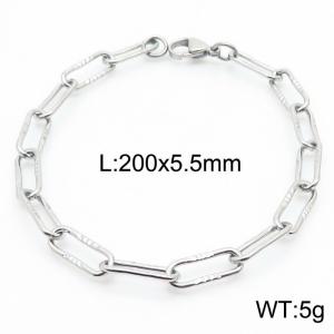 Fashion trend geometric titanium steel bracelet - KB167071-Z