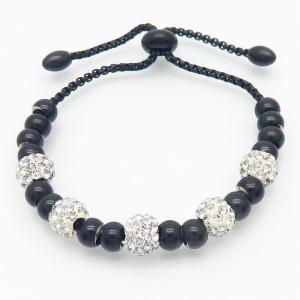 Stainless Steel Stone Bracelet - KB167162-XY