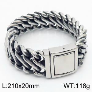 Stainless Steel Bracelet(Men) - KB167469-KJX