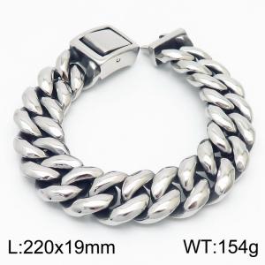Stainless Steel Bracelet(Men) - KB167470-KJX