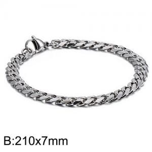 Stainless Steel Bracelet(Men) - KB167837-Z