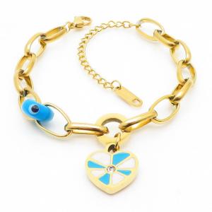 Stainless Steel Gold-plating Bracelet - KB167870-HM