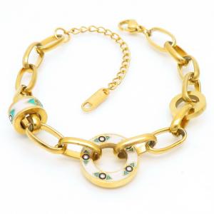 Stainless Steel Gold-plating Bracelet - KB167872-HM