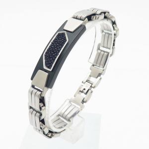 Stainless Steel Bracelet(Men) - KB168228-AQ
