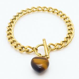 Stainless Steel Gold-plating Bracelet - KB168335-BH