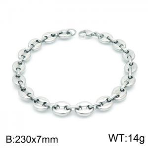 Stainless Steel Bracelet(Men) - KB168454-Z