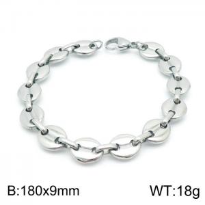 Stainless Steel Bracelet(Men) - KB168455-Z
