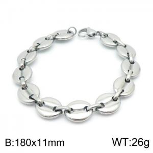 Stainless Steel Bracelet(Men) - KB168459-Z