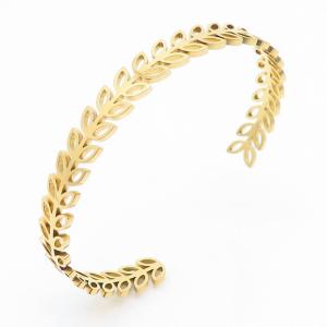 Stainless Steel Gold-plating Bangle - KB168538-TJG