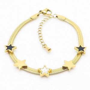 Stainless Steel Gold-plating Bracelet - KB168622-HM