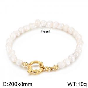 Alien freshwater pearl bracelet - KB169661-Z