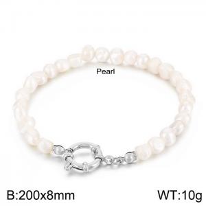Alien freshwater pearl bracelet - KB169662-Z