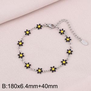 Stainless steel petal bracelet - KB170960-Z