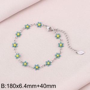 Stainless steel petal bracelet - KB170966-Z