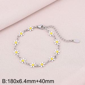Stainless steel petal bracelet - KB170971-Z