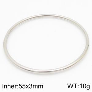 Fashion Women's Titanium Steel Round Bracelet - KB179806-LO