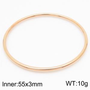 Fashion Women's Titanium Steel Round Bracelet - KB179810-LO