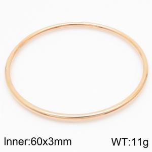 Fashion Women's Titanium Steel Round Bracelet - KB179811-LO