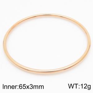 Fashion Women's Titanium Steel Round Bracelet - KB179812-LO