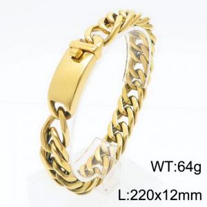 Stainless Steel Bracelet(Men) - KB179891-KJX