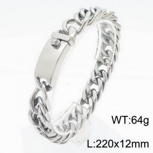 Stainless Steel Bracelet(Men) - KB179892-KJX