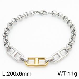 Simple O-shaped chain, pig nose chain, hand spliced women's bracelet - KB180321-Z