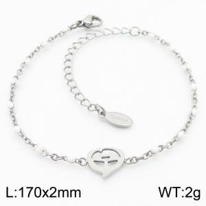 Halloween Pumpkin white Bohemian Women's Stainless Steel Bracelet - KB180337-Z