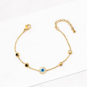 Stainless Steel Gold-plating Bracelet - KB180906-WGJL