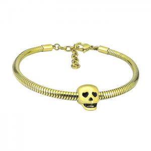 Stainless Steel Gold-plating Bracelet - KB180987-PA