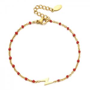 European and American style cross-border fast selling popular Bohemian bracelet Lightning Drip Oil Rice Bead Bracelet - KB181429-Z